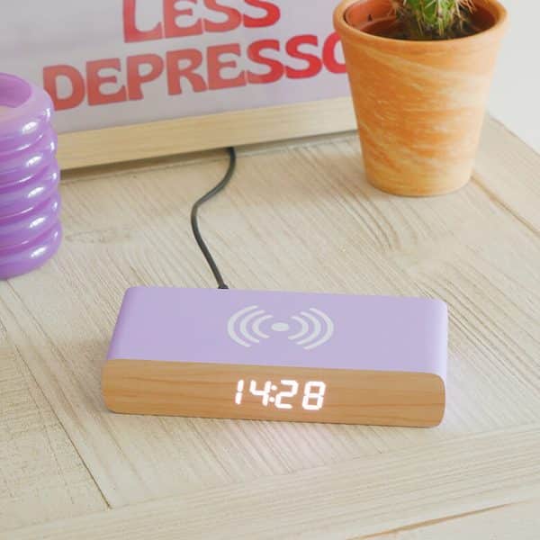  Rise Alarm Clock and Charger - Purple